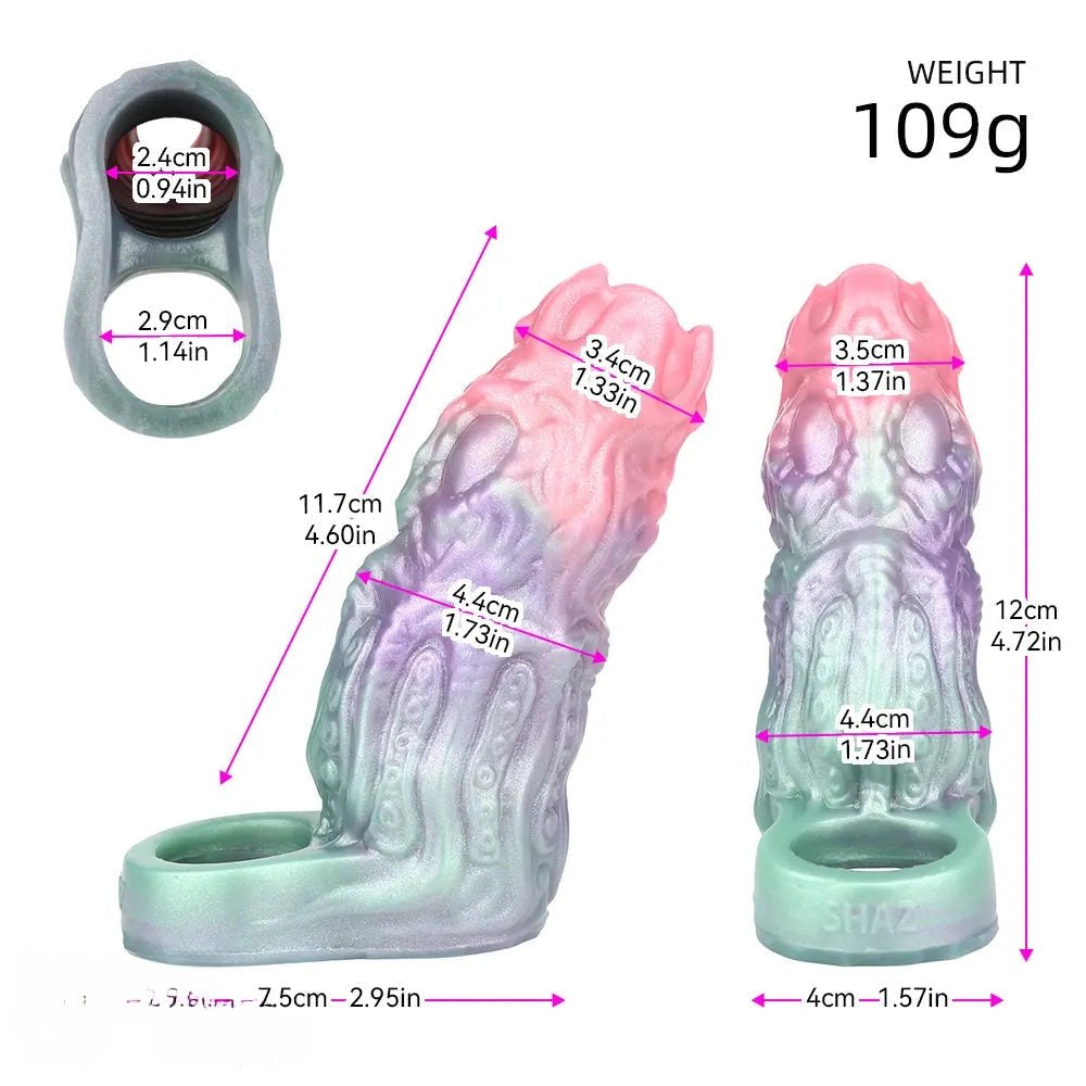 Silicone tentacle extension sleeve, photo 7