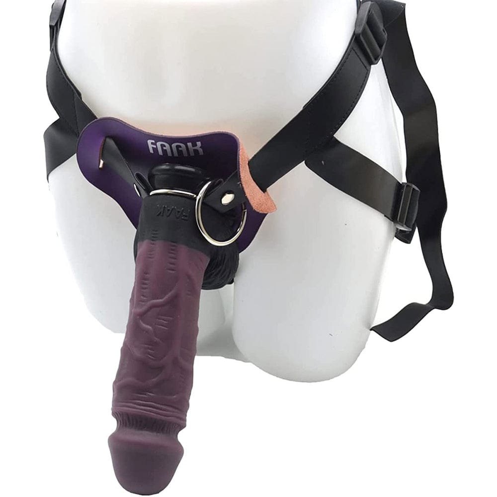 Wearable silicone strap-on dildo harness, photo 2