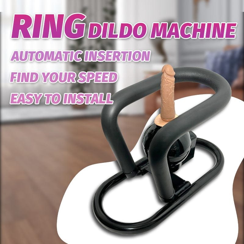Black automatic thrusting sex machine with silicone dildo attachment, photo 7