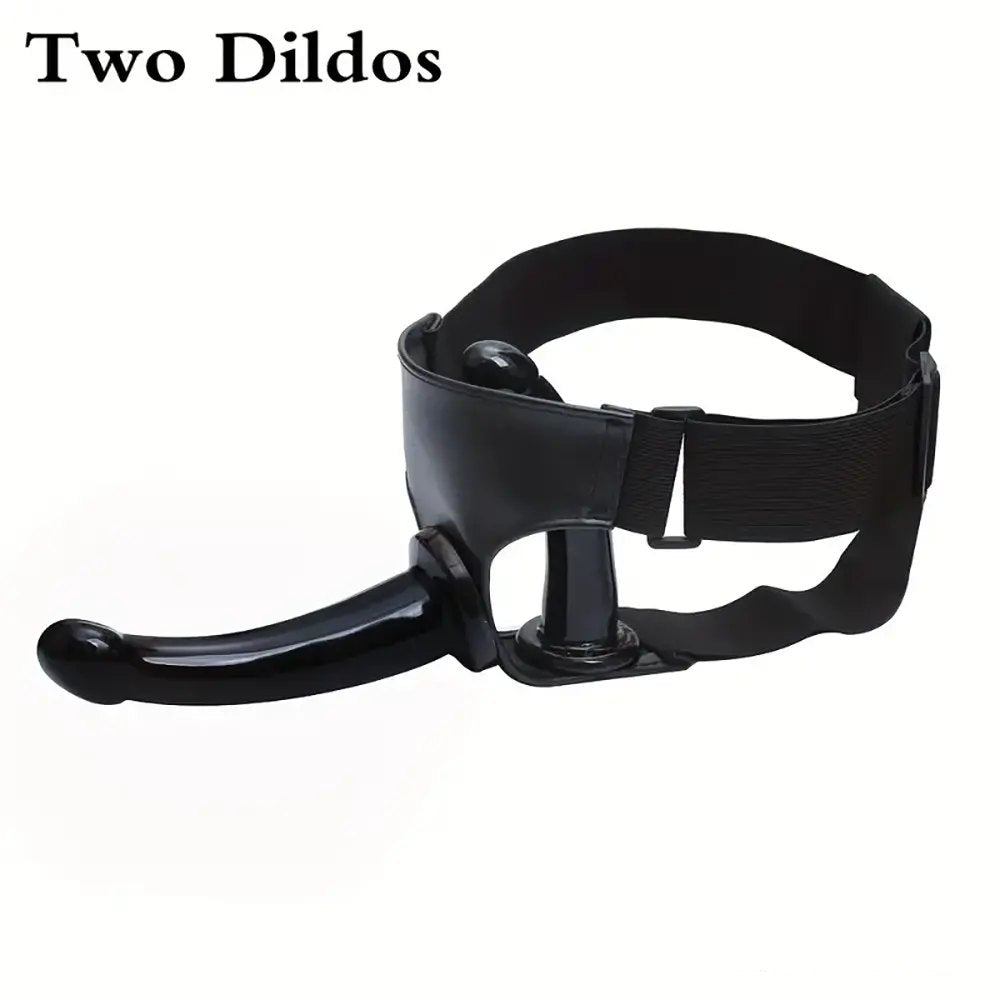 Black adjustable strap-on harness dildo, photo 3