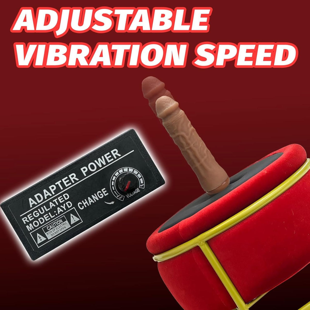 Adjustable thrusting sex machine chair with dildo attachment, photo 10