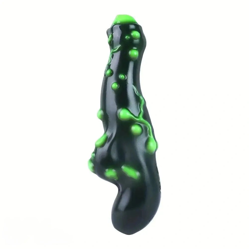 Black alien bump silicone dildo, photo 10
