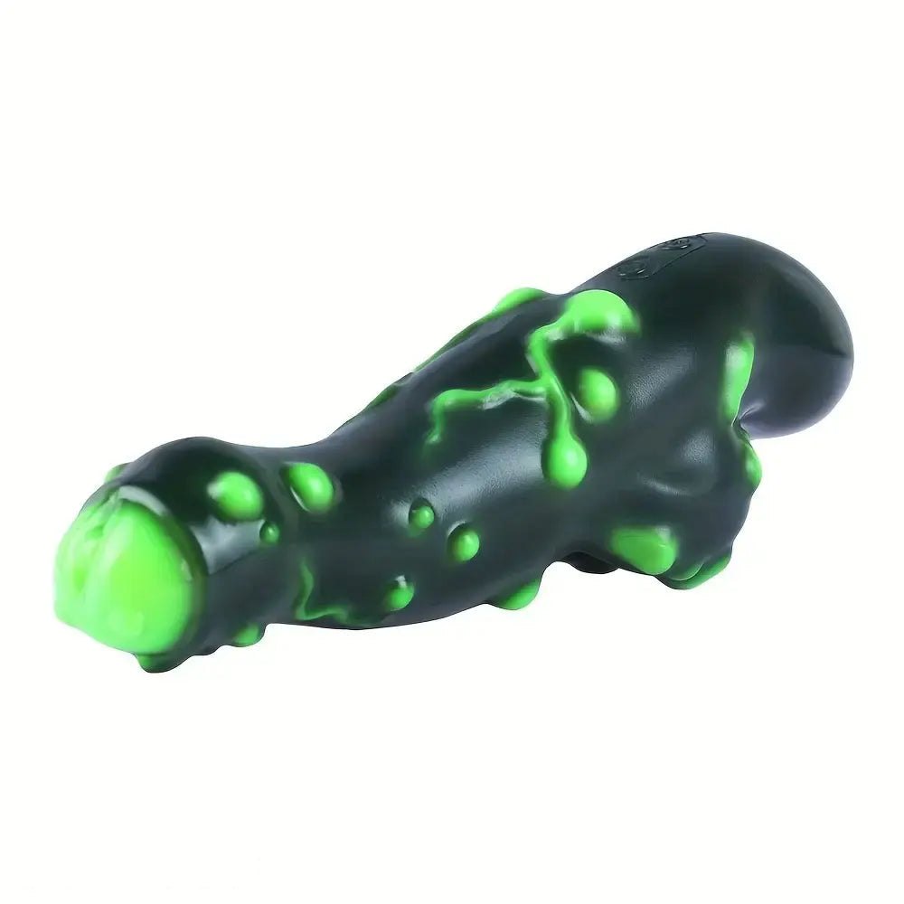Black alien bump silicone dildo, photo 12