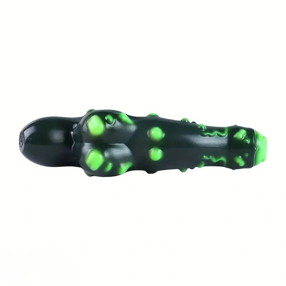 Black alien bump silicone dildo, photo 5