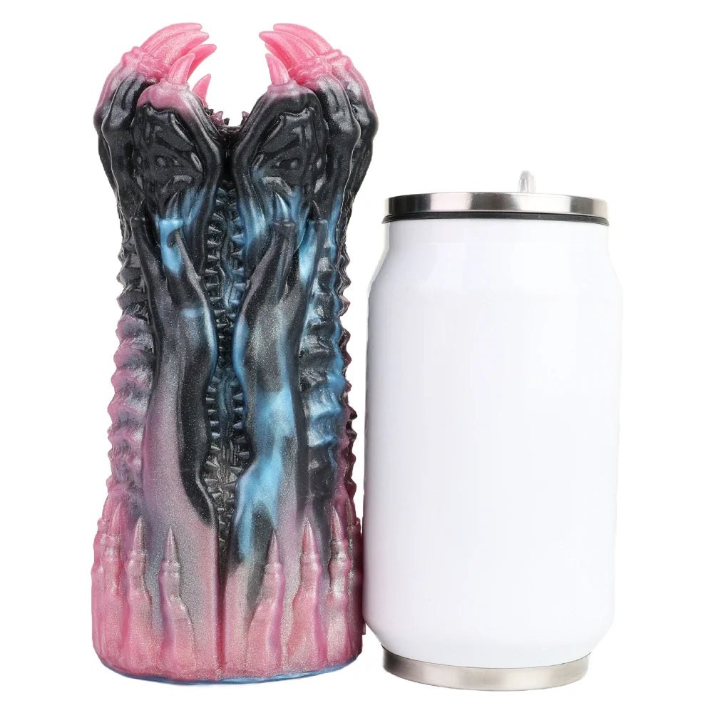 Galactic black alien paw masturbator with pink claws, photo 10