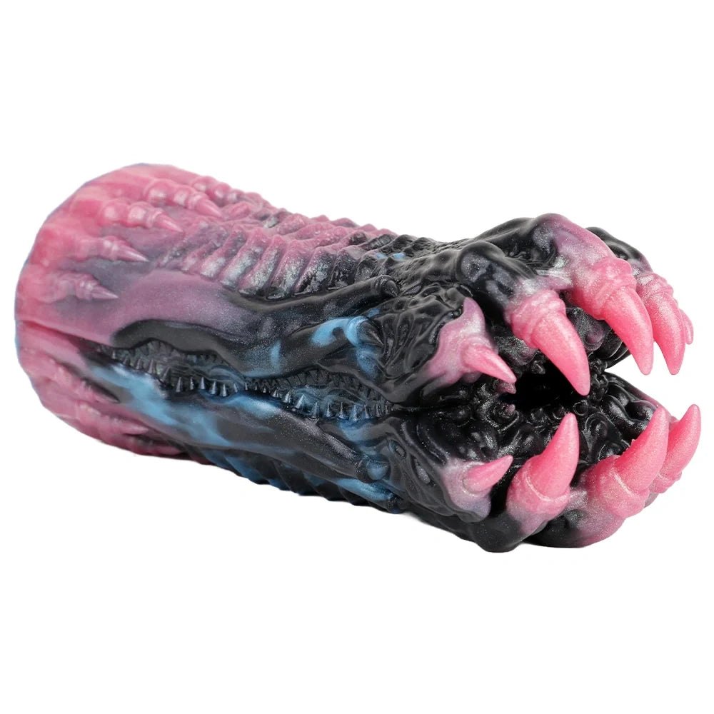 Galactic black alien paw masturbator with pink claws, photo 3