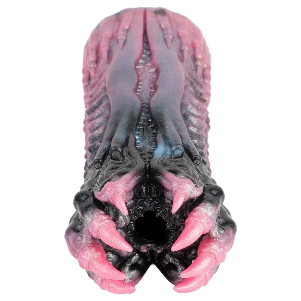 Galactic black alien paw masturbator with pink claws, photo 4