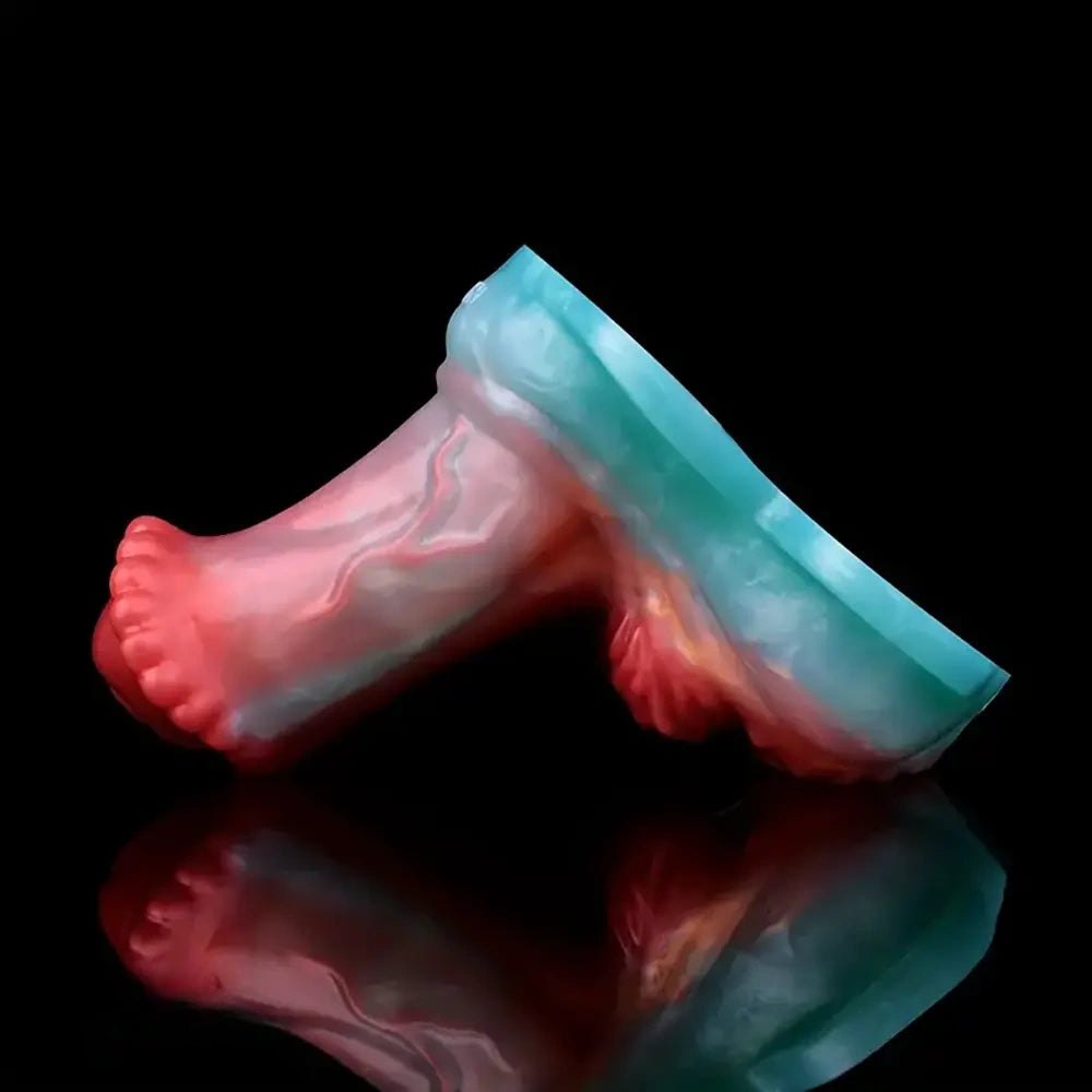 Textured alien-creature fantasy dildo with suction cup base, photo 5