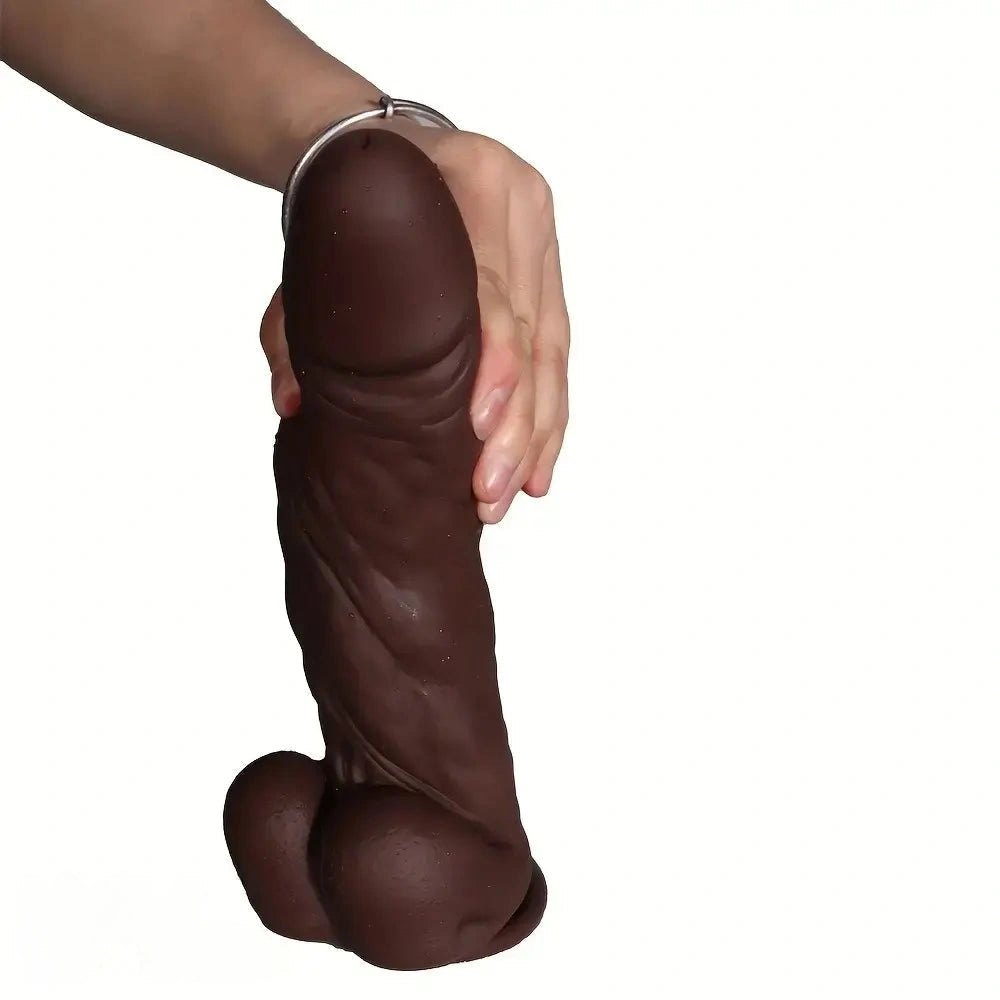 Textured nodule silicone anal dildo, photo 8