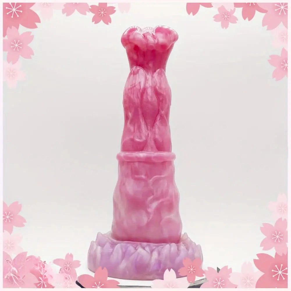 Colorful alien texture suction cup dildo, photo 6
