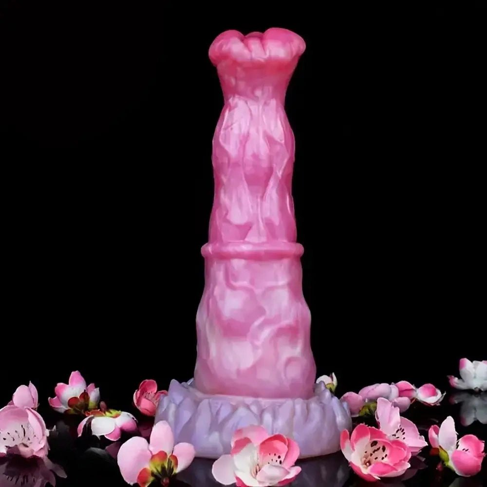 Colorful alien texture suction cup dildo, photo 8