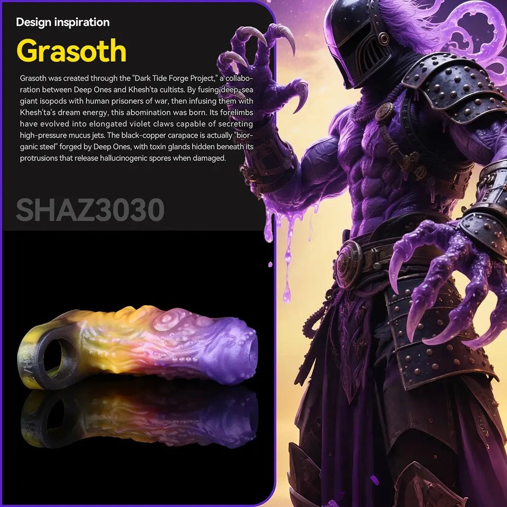 Alien tentacle textured fantasy dildo, photo 6