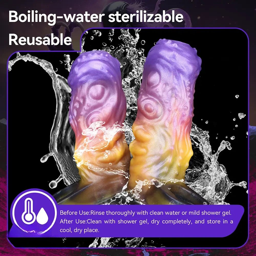 Alien tentacle textured fantasy dildo, photo 9