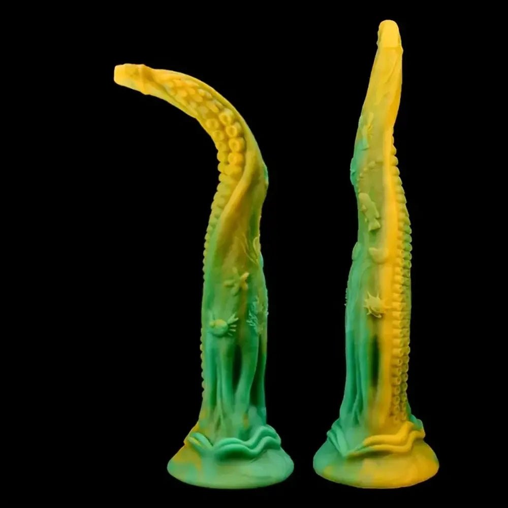 Textured alien tentacle suction cup dildo, photo 1