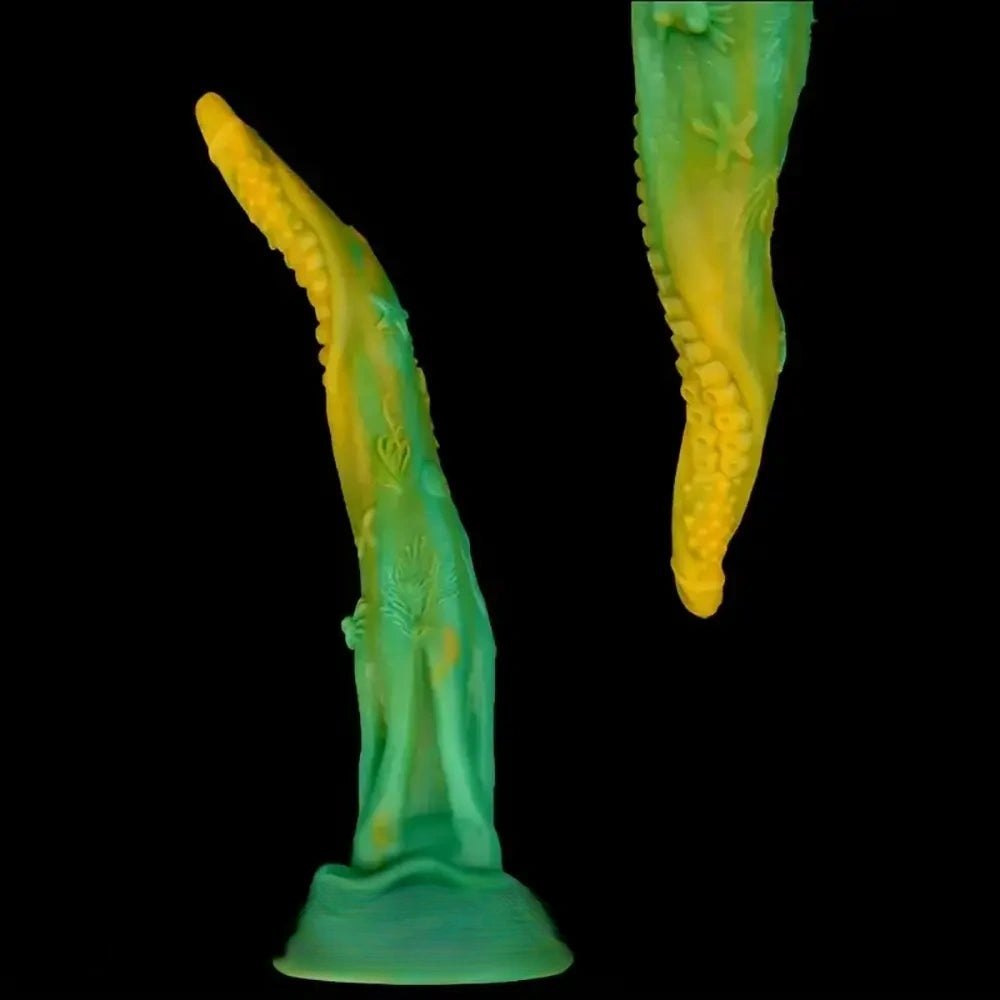 Textured alien tentacle suction cup dildo, photo 2