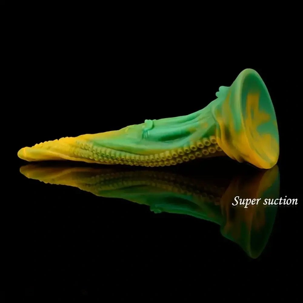 Textured alien tentacle suction cup dildo, photo 5