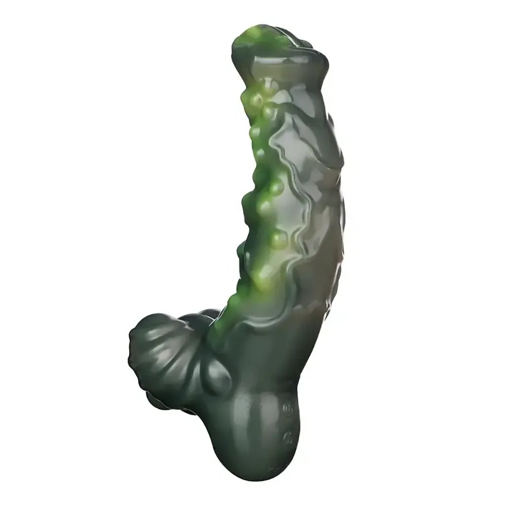 Alien fantasy textured silicone dildo, photo 2