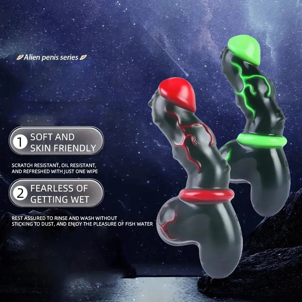 Alien vein fantasy dildo, photo 7