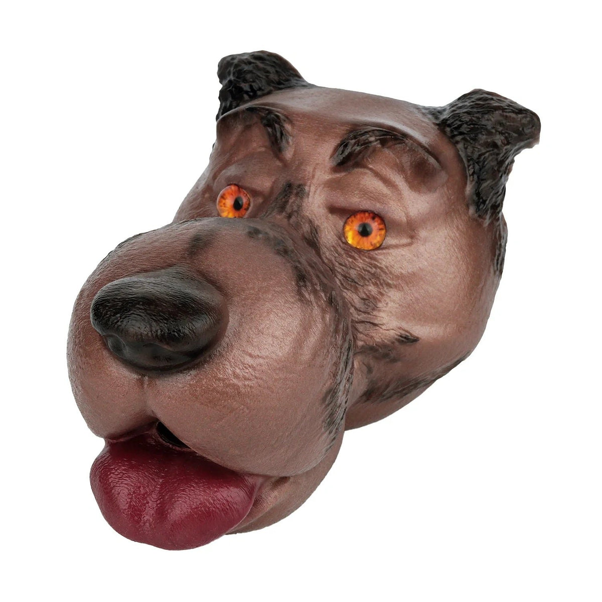 Brown wolf head oral masturbator, photo 1