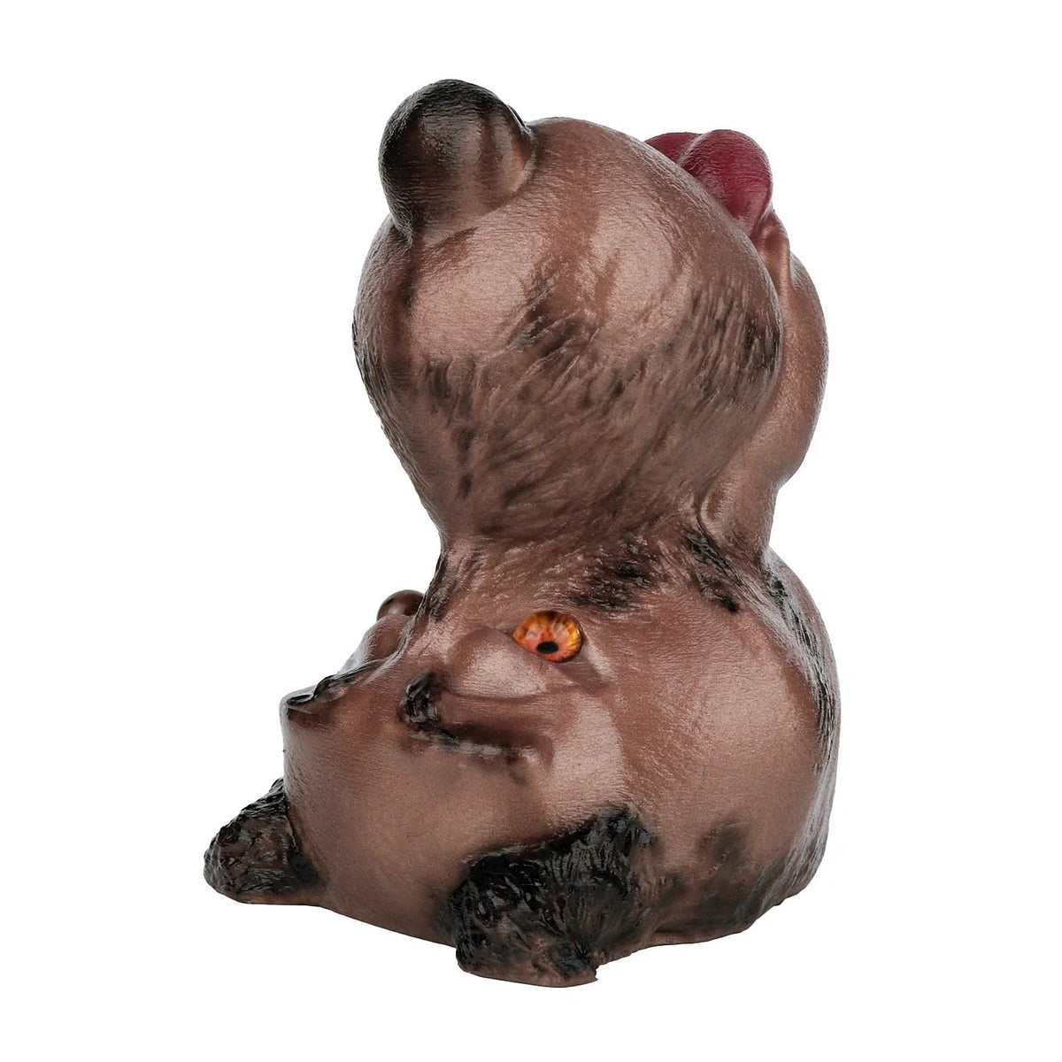 Brown wolf head oral masturbator, photo 10