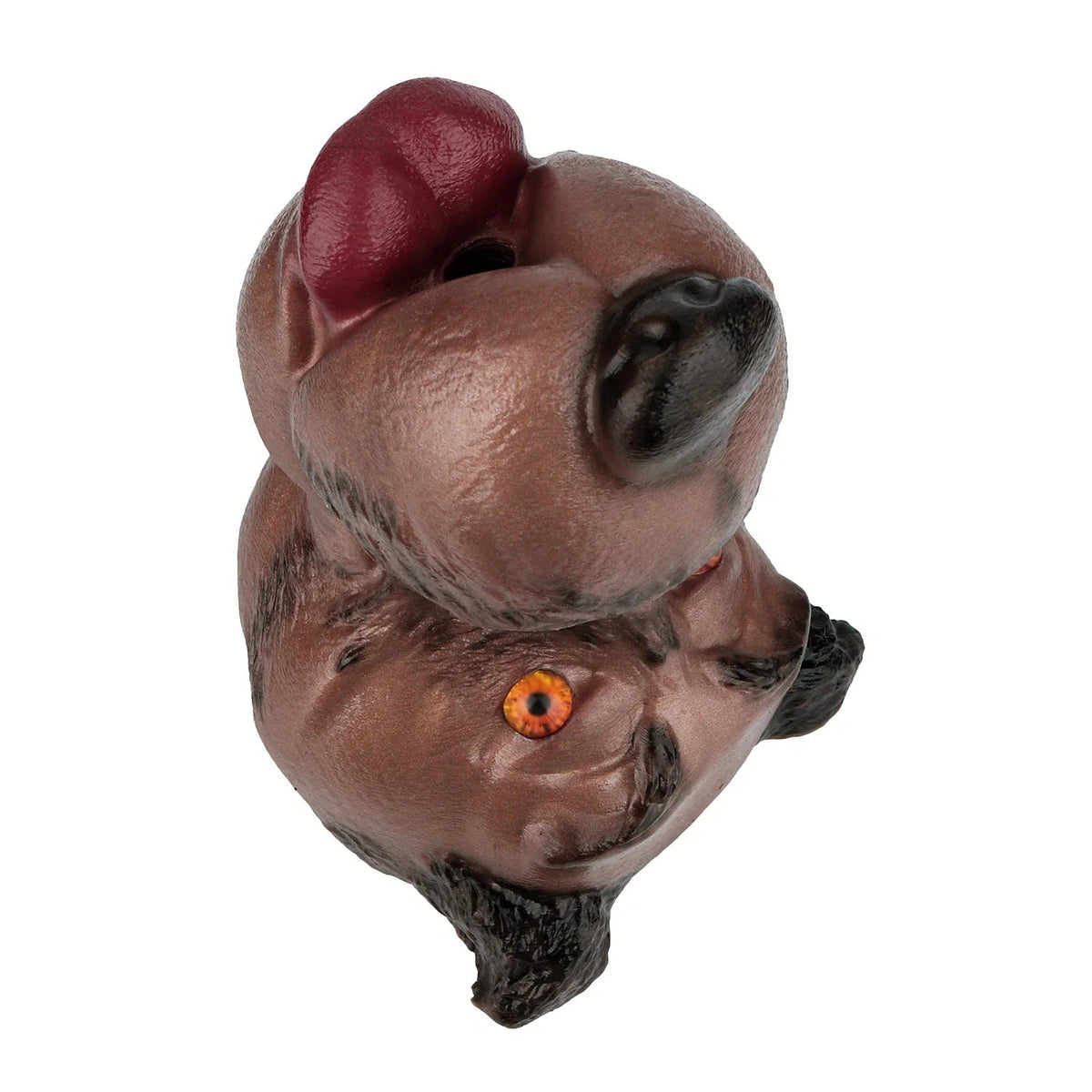 Brown wolf head oral masturbator, photo 11