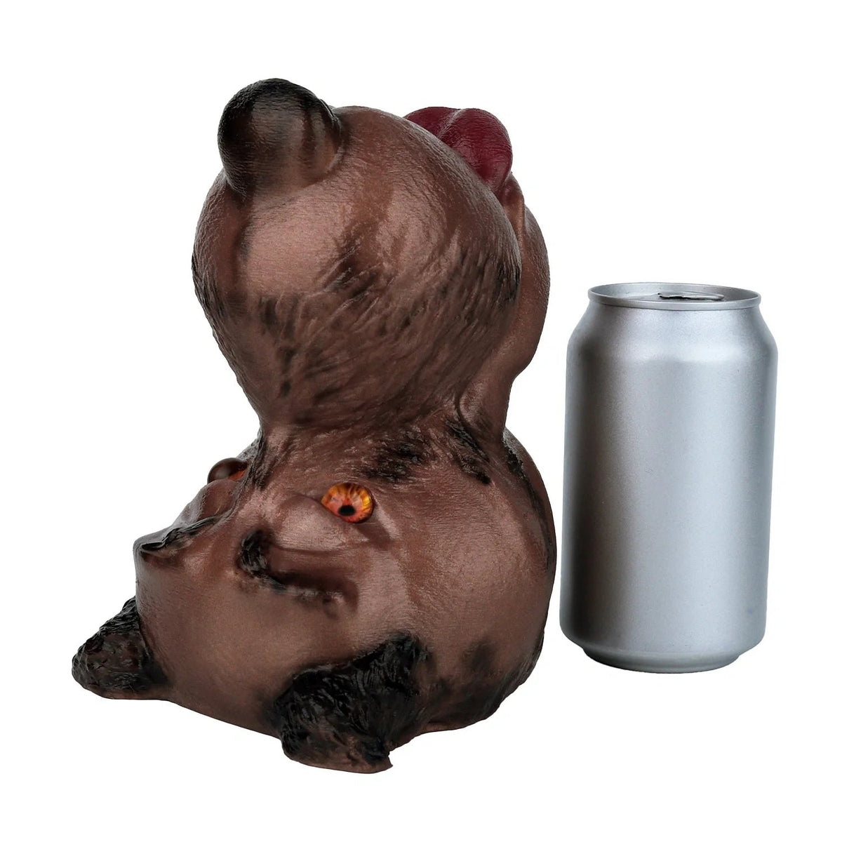 Brown wolf head oral masturbator, photo 14