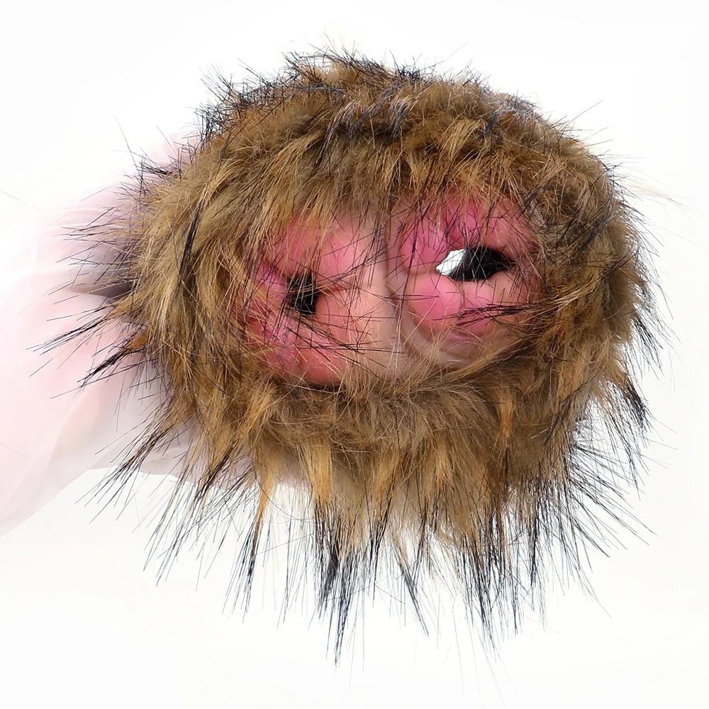 Amber brown dual entry furry male masturbator, photo 10
