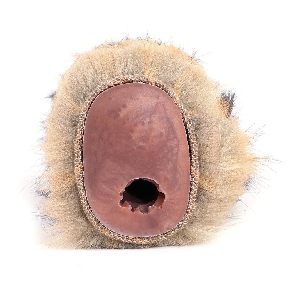 Amber brown dual entry furry male masturbator, photo 6