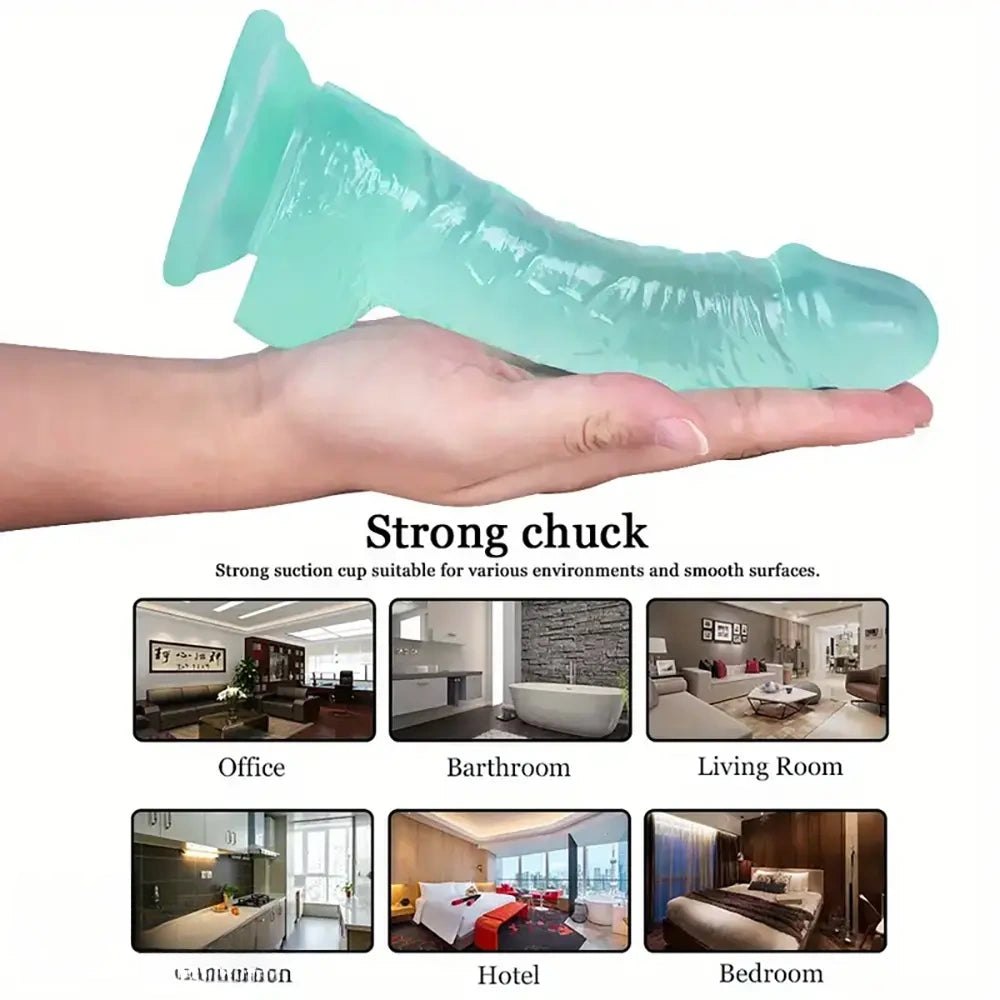 Realistic anal dildo with suction cup, photo 3