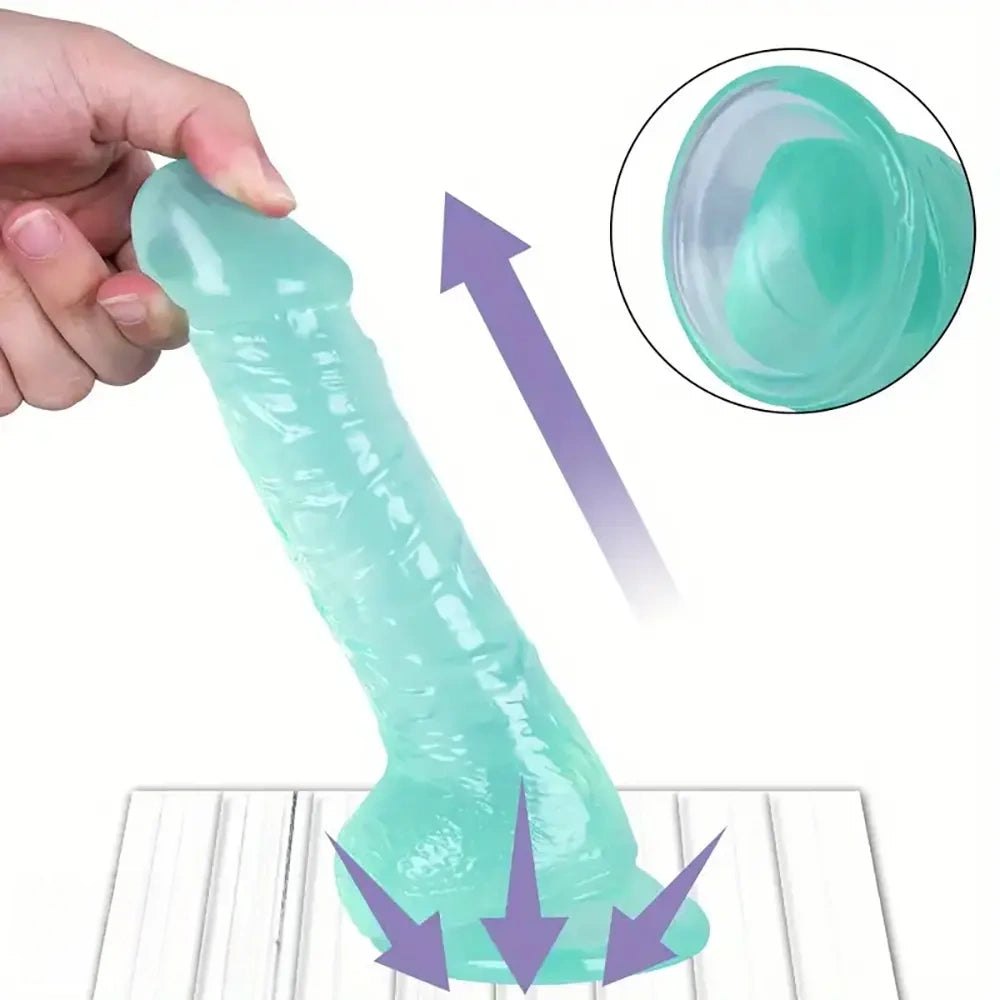 Realistic anal dildo with suction cup, photo 7