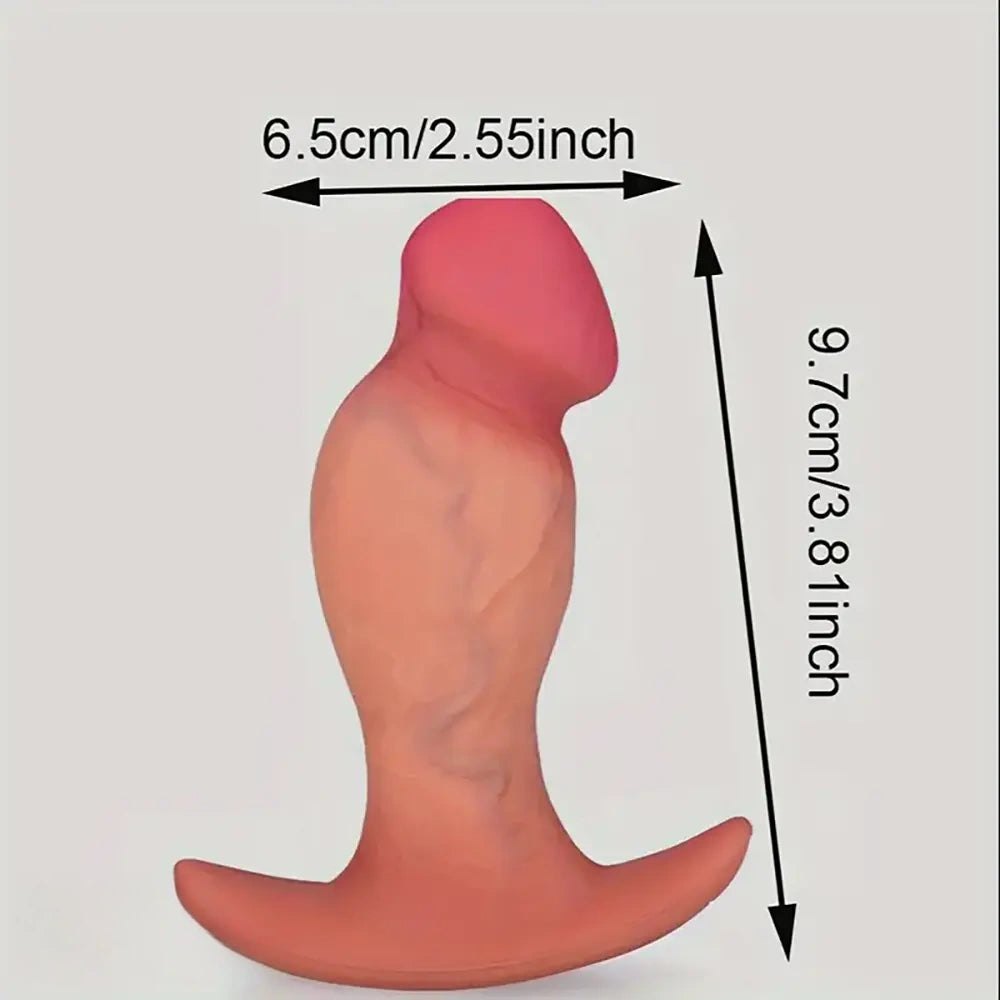 Flesh silicone anal plug anchor base, photo 4