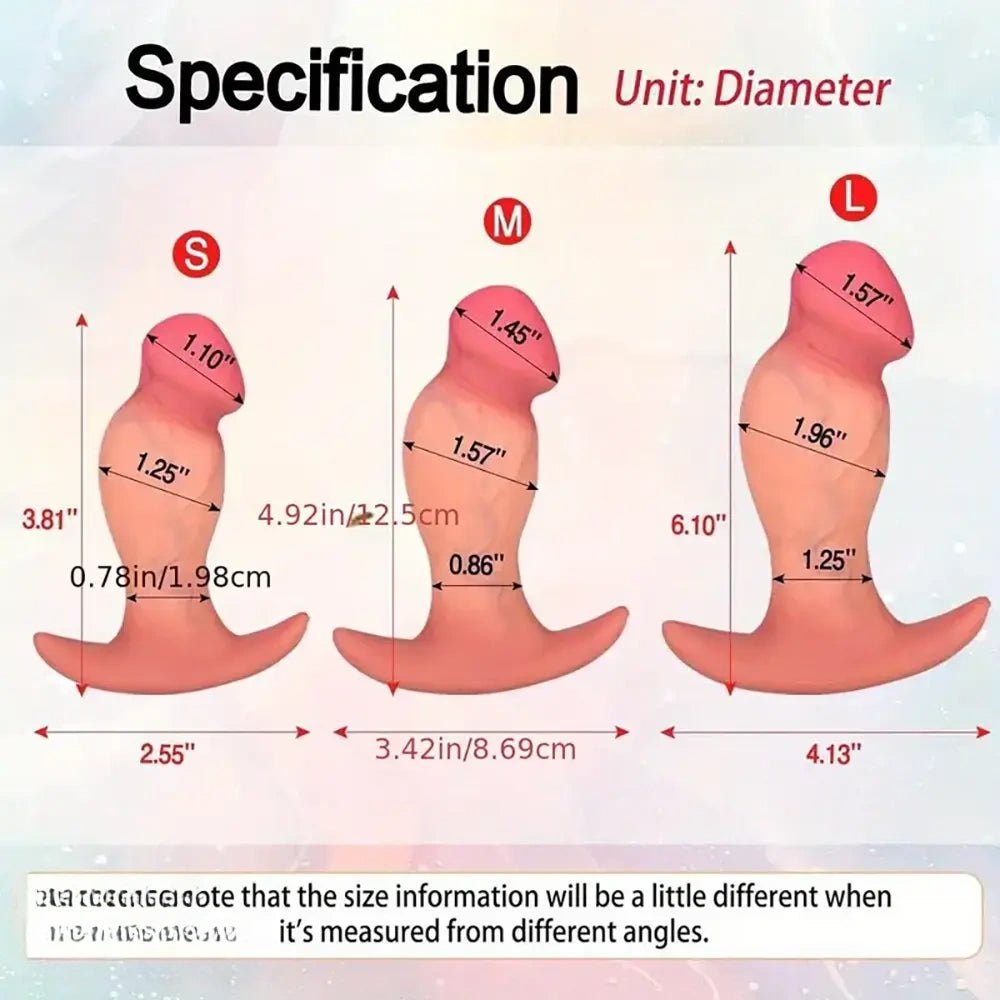 Flesh silicone anal plug anchor base, photo 6