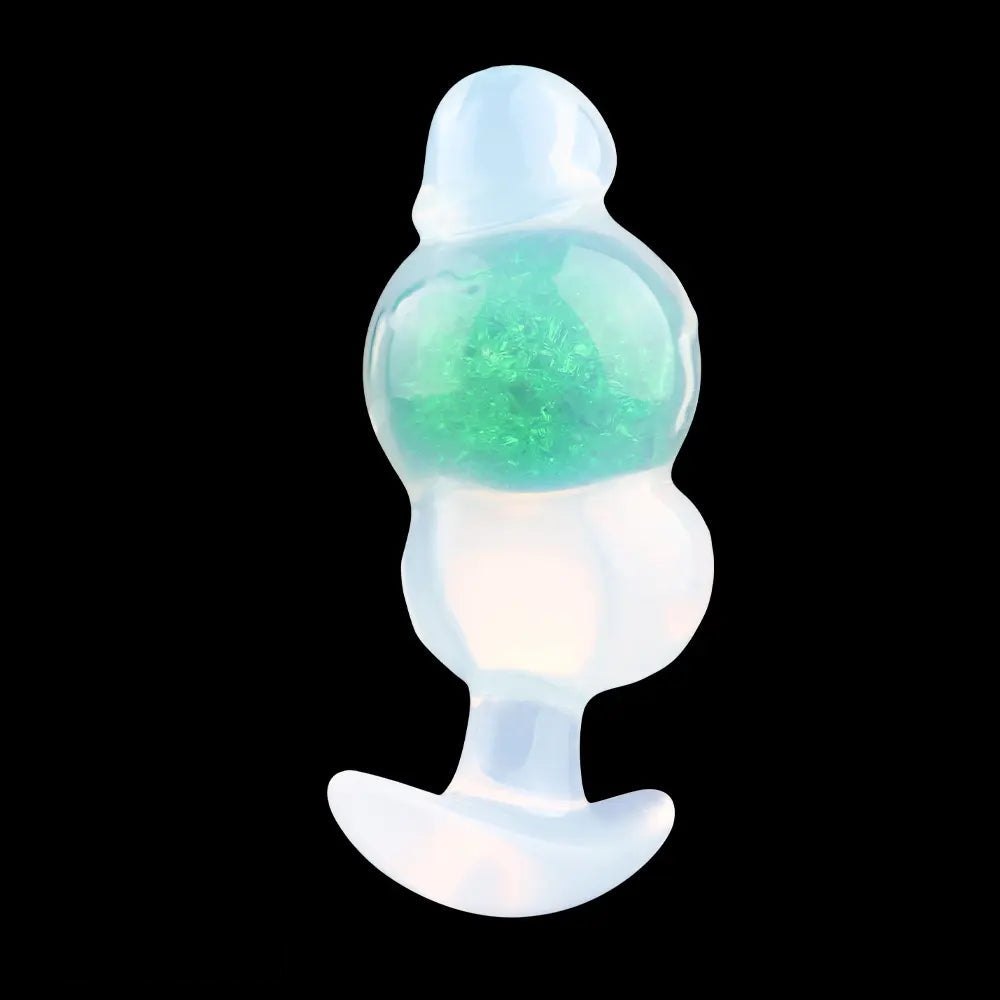 Anchor base glitter ball butt plug, photo 1
