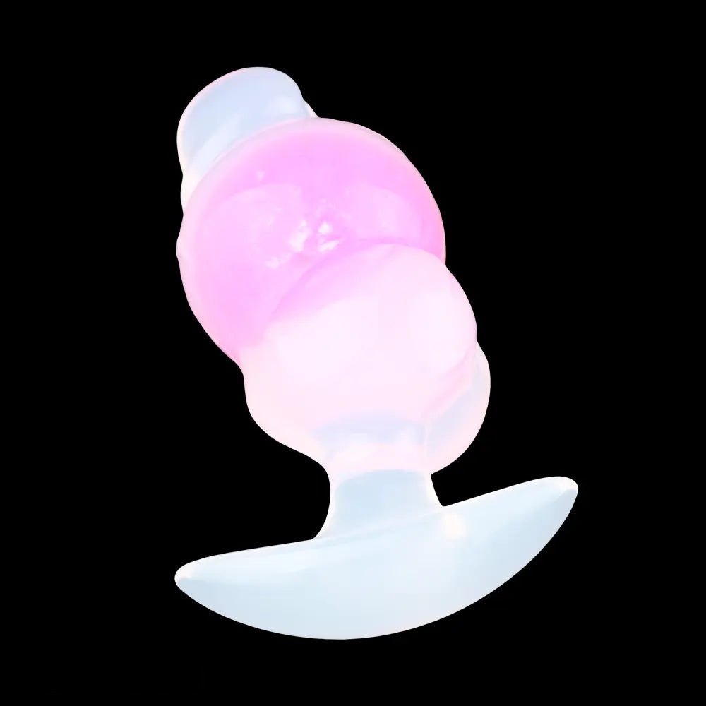 Anchor base glitter ball butt plug, photo 5