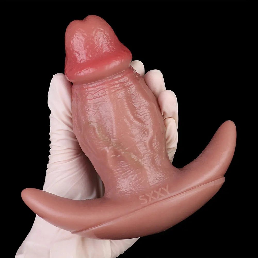 Flesh silicone anchor base anal plug, photo 10