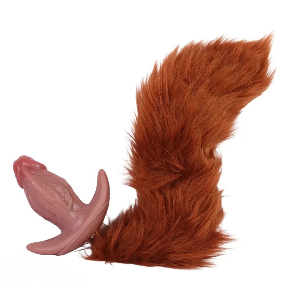 Flesh silicone anchor base anal plug, photo 16
