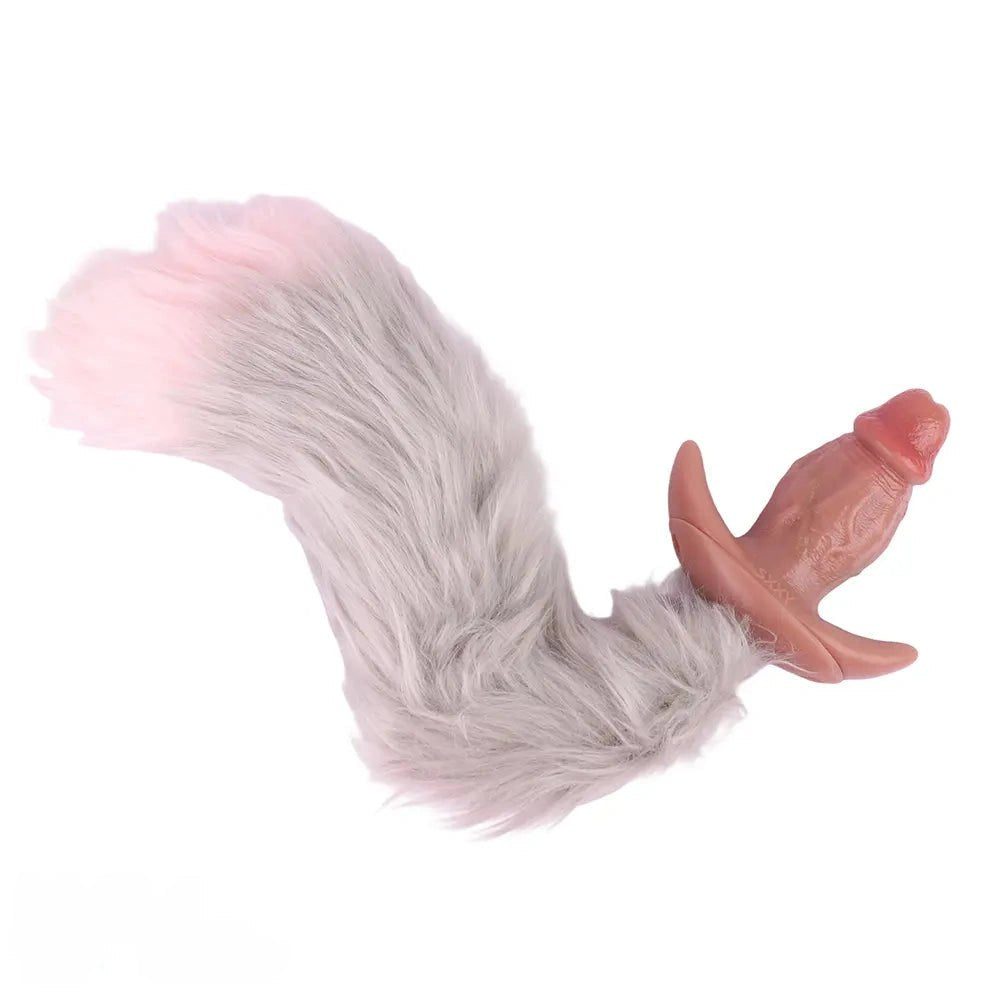 Flesh silicone anchor base anal plug, photo 17