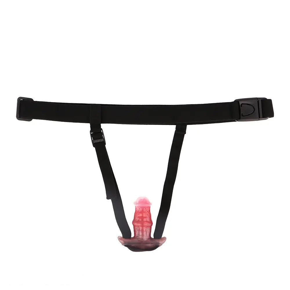 Red silicone anchor base butt plug, photo 18