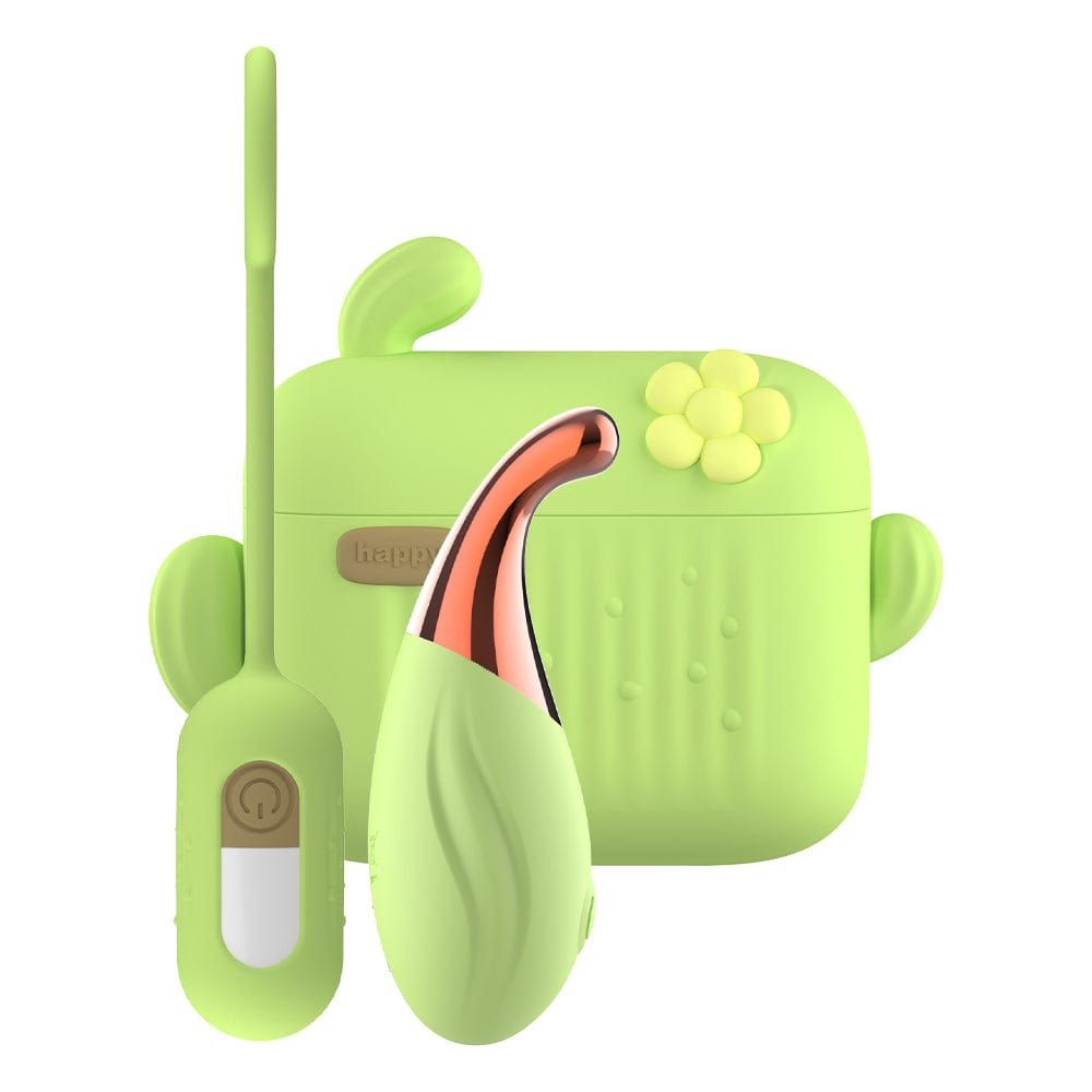 Green app control silicone egg vibrator