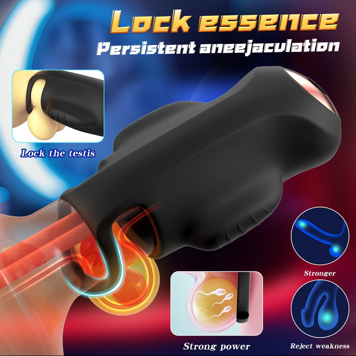 App controlled male masturbator trainer with locking ring, photo 11