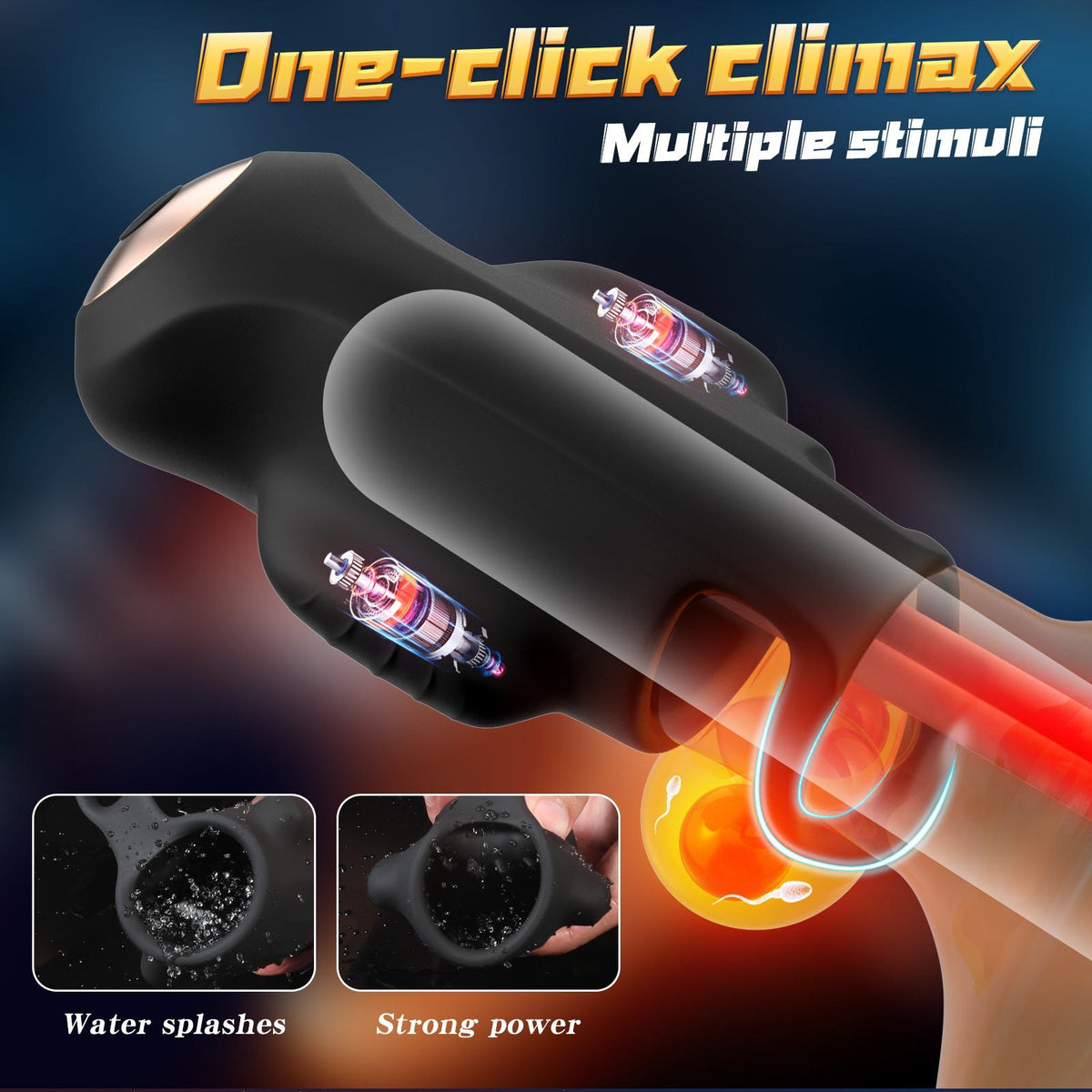 App controlled male masturbator trainer with locking ring, photo 6