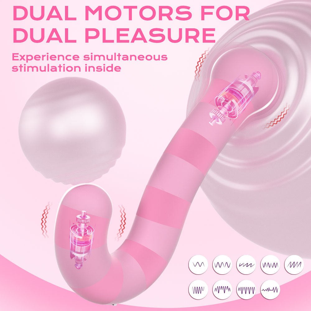 Pink app controlled dual motor vibrator, photo 2