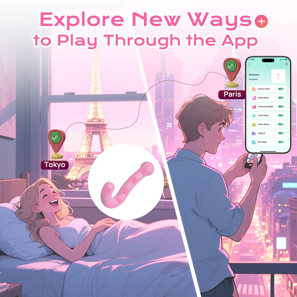 Pink app controlled dual motor vibrator, photo 5
