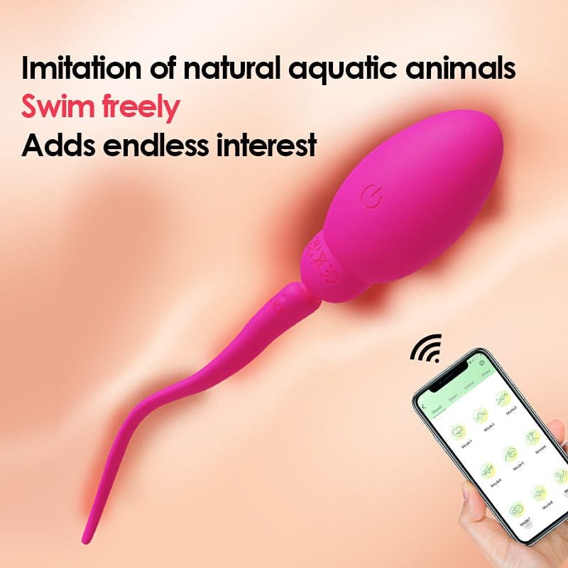 Tadpole shaped silicone bullet vibrator, photo 4