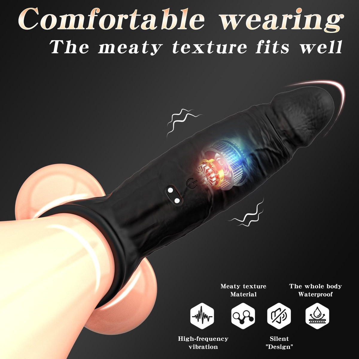 App controlled vibrating penis sleeve, photo 5