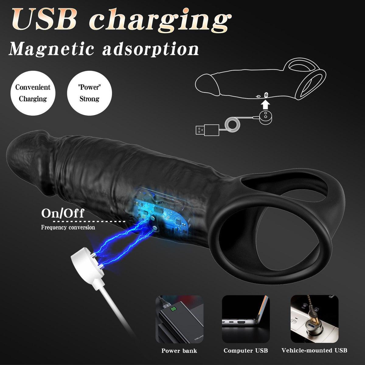 App controlled vibrating penis sleeve, photo 7