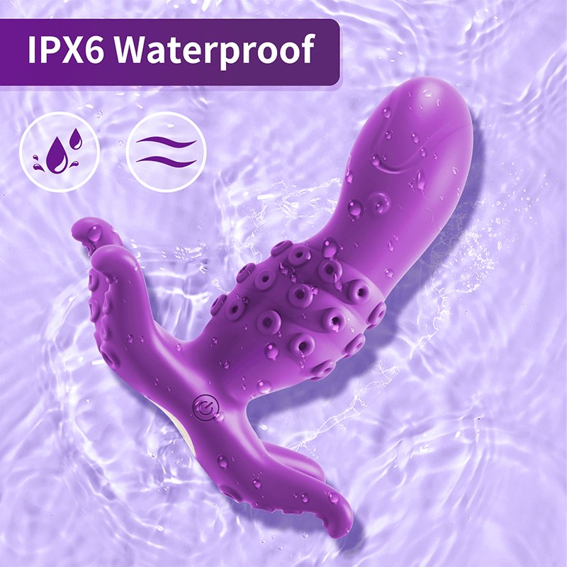 Purple app control wearable prostate massager, photo 7