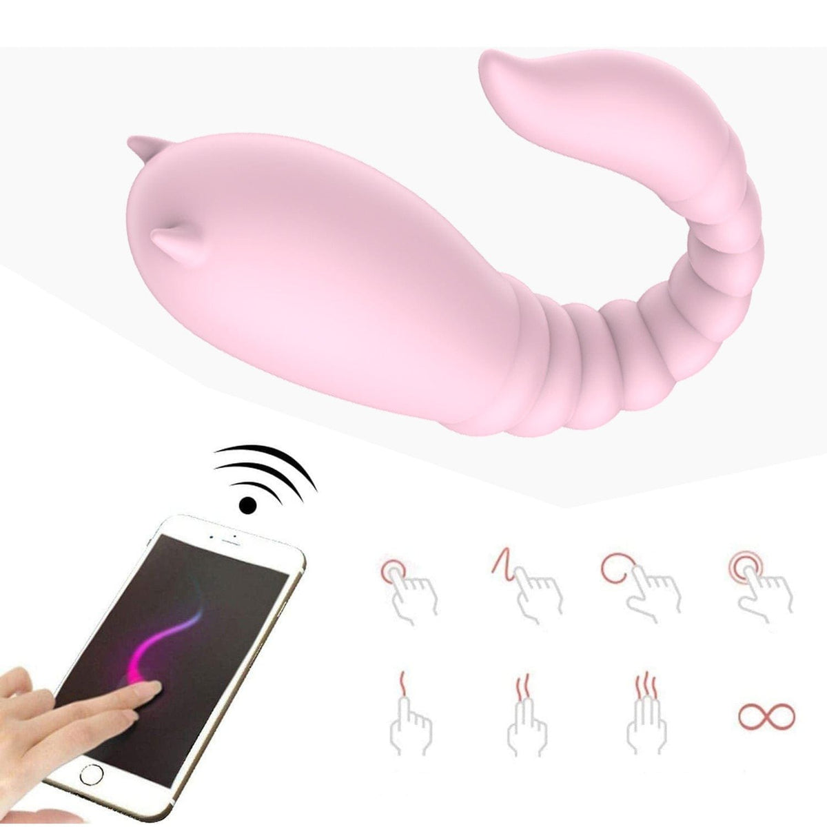 Wearable app controlled silicone vibrator, photo 2
