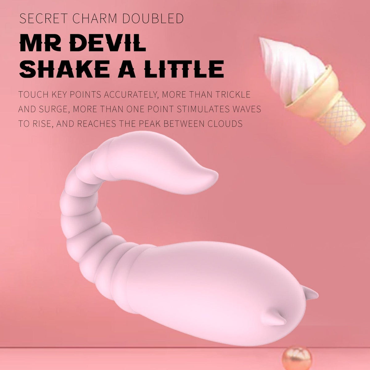 Wearable app controlled silicone vibrator, photo 4