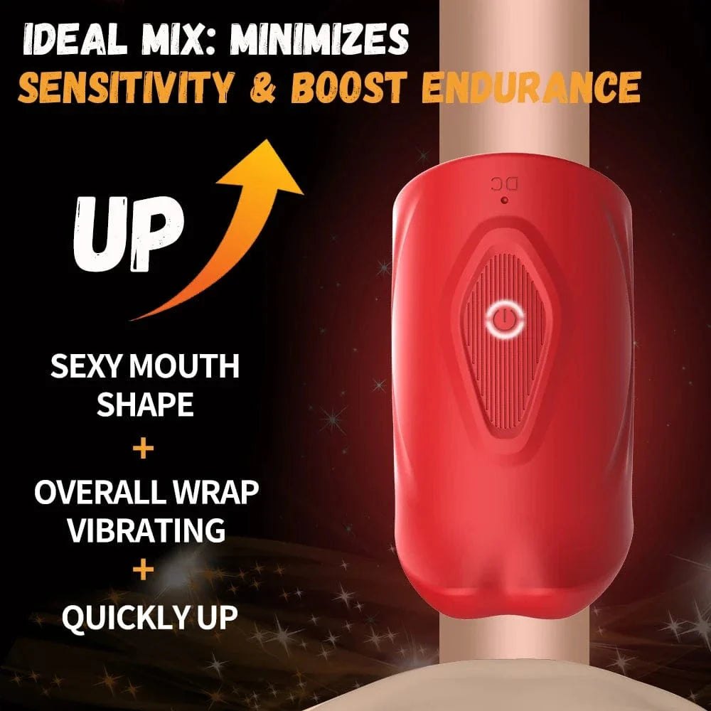 Red app controlled lips masturbator, photo 4
